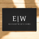 Search for placemats Black and white