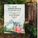 Search for lake bachelorette party invitations Lake tent mountains campfire