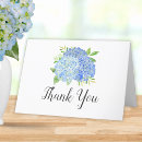 Search for blue hydrangea thank you cards Botanical