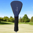 Search for navy blue golf head covers Chic