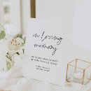 Search for memory wedding tabletop signs Simple