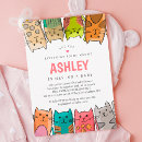 Search for cat baby shower invitations Kitten