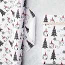 Search for cat christmas wrapping paper Black and white