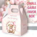 Search for 1st birthday favor boxes Baby girl