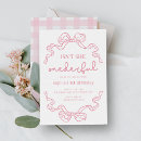 Search for little miss onederful invitations Coquette bow