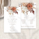 Search for rustic wedding programs Order of ceremony