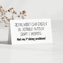 Search for funny retirement cards Coworker leaving