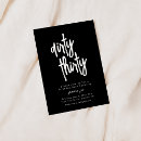 Search for dirty 30 invitations 30th