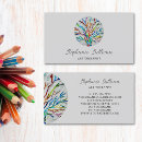 Search for art therapist business cards Modern