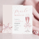 Search for pink pearl invitations Bride