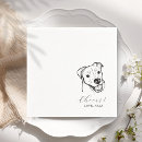 Search for pet wedding napkins Simple
