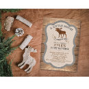 Search for moose birthday invitations Rustic