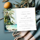 Search for beach vow renewal invitations Palm trees