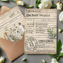 Search for next chapter invitations Vintage