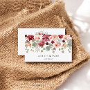 Search for floral business cards Rustic