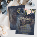 Search for navy and pink wedding invitations Blue