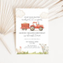 Search for red tractor birthday invitations Cute farm animals
