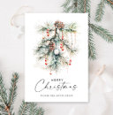 Search for pine cone christmas cards Minimalist