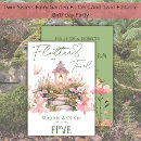 Search for fairy garden birthday invitations Enchanted garden flowers greenery