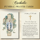 Search for catholic memorial prayer cards Blessed virgin mary