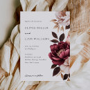 Search for burgundy invitations Gold