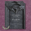 Search for halloween wedding invitations Black and white