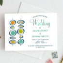 Search for 1960s wedding invitations Mid century modern
