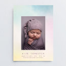 Search for rainbow birth announcement cards Baby girl