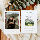Search for river wedding invitations Evergreen pine tree
