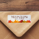 Search for autumn return address labels Fall