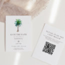Search for destination save the dates Palm tree