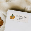 Search for pumpkin return address labels Modern