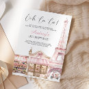 Search for eiffel tower birthday invitations Ooh la la