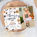 Search for spirit birthday invitations Halloween 3rd birthday
