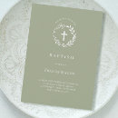 Search for green and white invitations Boy