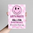 Search for happy face birthday invitations Y2k