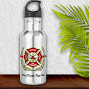 Search for firefighter water bottles Maltese cross