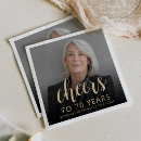 Search for 70th birthday napkins Milestone