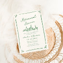Search for green rehearsal dinner invitations Typography