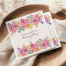 Search for purple floral napkins Elegant