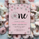 Search for daisy 1st birthday invitations Girls first birthday