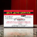 Search for car garage business cards Black