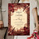 Search for vintage ticket wedding invitations Gold