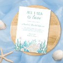 Search for ocean bridal shower invitations Watercolor
