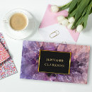 Search for purple and gold business cards For her