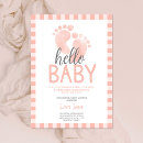 Search for baby feet invitations Minimal