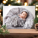 Search for silent night christmas cards Typography