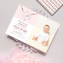 Search for hole in one invitations Pink