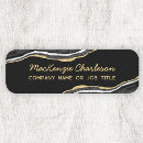 Search for black and gold name tags Marble