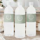 Search for wedding water bottle labels Traditional classic classy